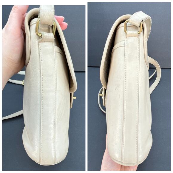 Vintage Coach Bradley Bucket Bag 9936 Bone USA 1995 - Picture 4 of 10